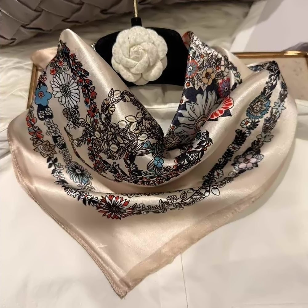 2025 New 100% Pure Silk Square Scarf 53*53cm 【GROUP-2】