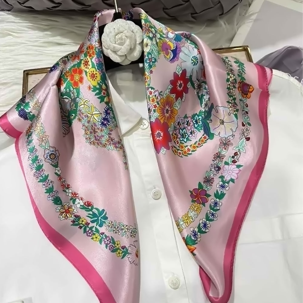 2025 New 100% Pure Silk Square Scarf 53*53cm 【GROUP-2】