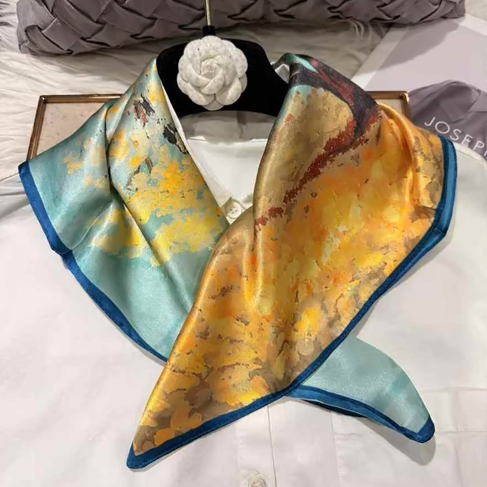 2025 New 100% Pure Silk Square Scarf 53*53cm 【GROUP-2】