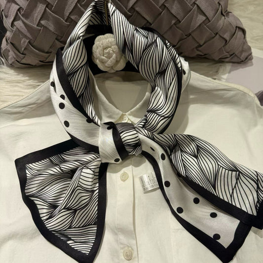 100% Pure Mulberry Long Silk Scarf 155*16cm