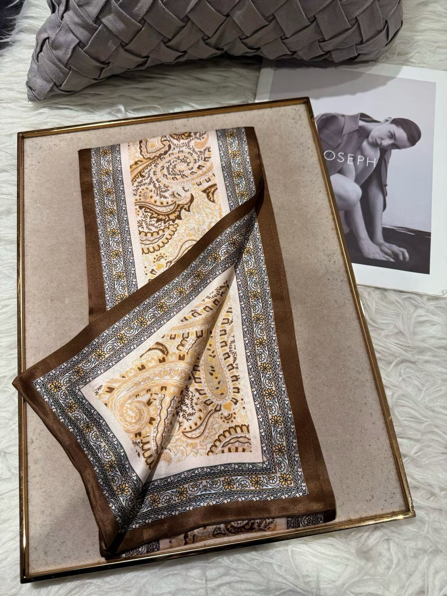 100% Pure Mulberry Long Silk Scarf 155*16cm