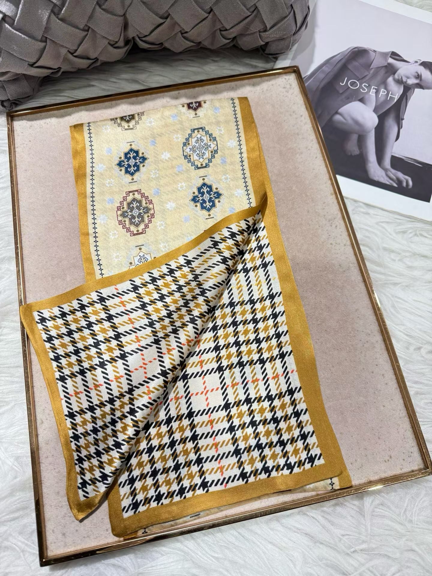 100% Pure Mulberry Long Silk Scarf 155*16cm